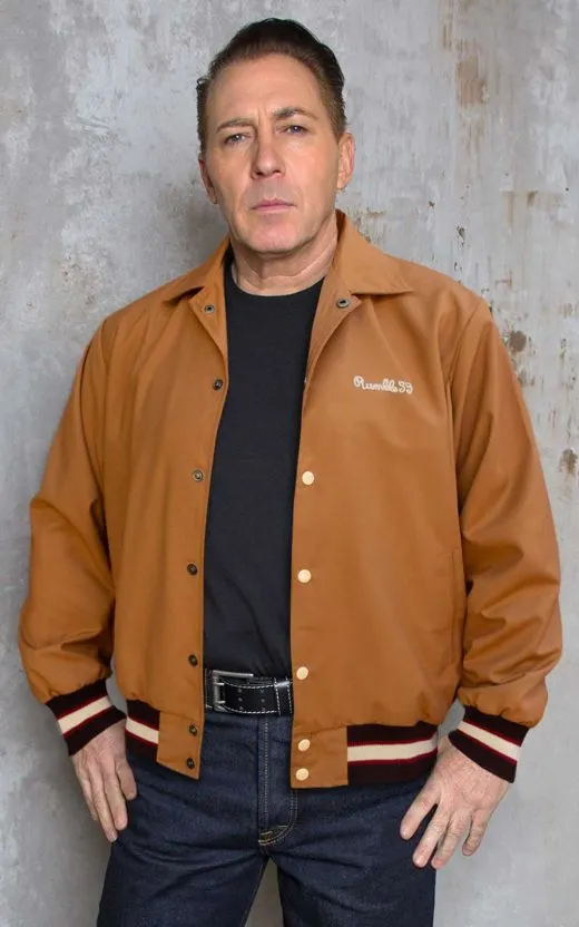 College jacket, ochre
