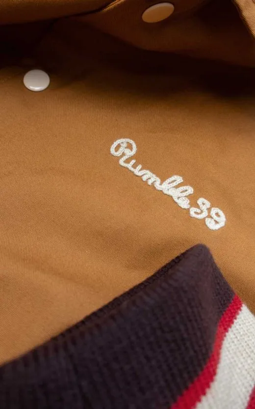 College jacket, ochre