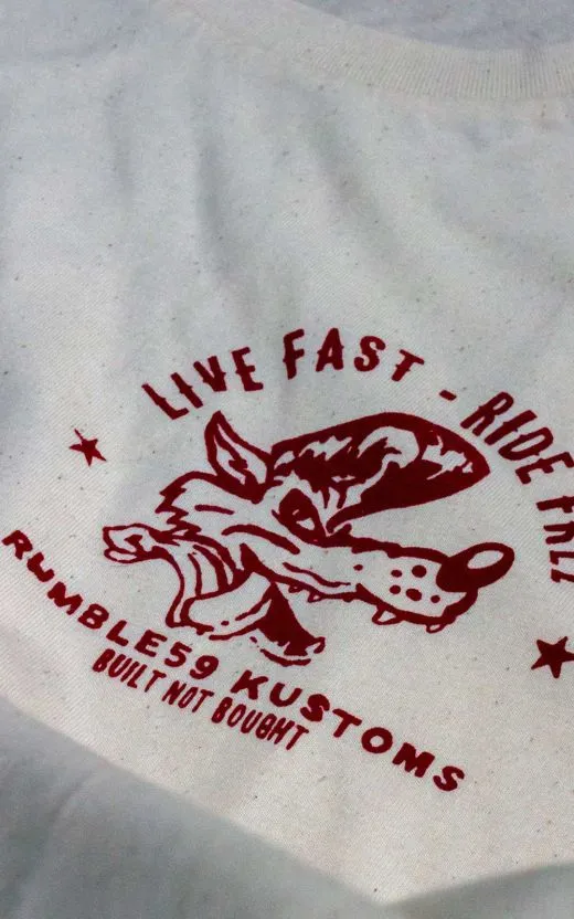 T-Shirt - Live Fast, Ride Free