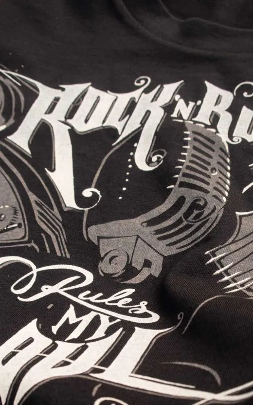 T-Shirt - RnR rules my soul