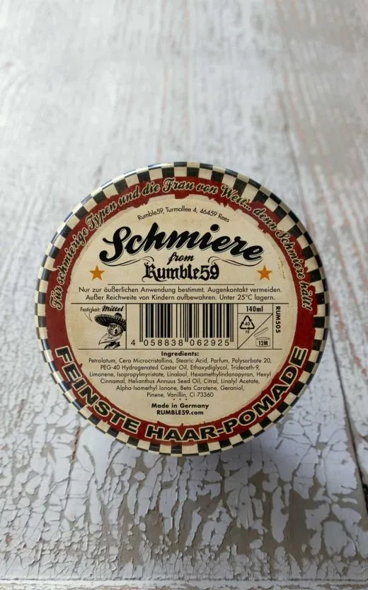 Schmiere Pomade mittel Los Muertos
