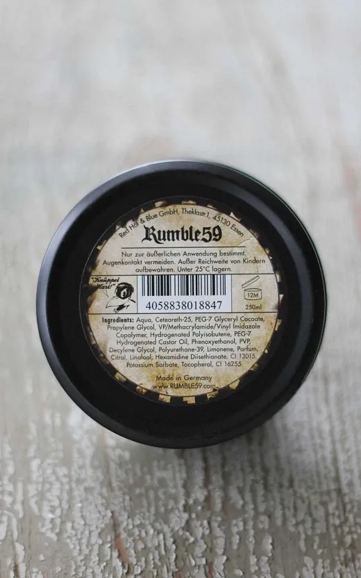 Schmiere Pomade wasserbasiert - knüppelhart