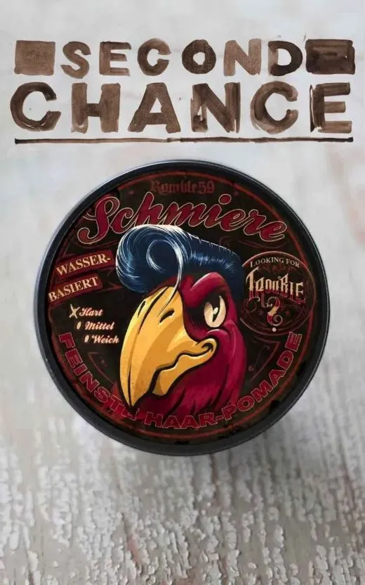 Second Chance - Schmiere Pomade wasserbasiert - hart Looking for trouble