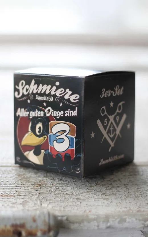 3er Set Schmiere Pomade