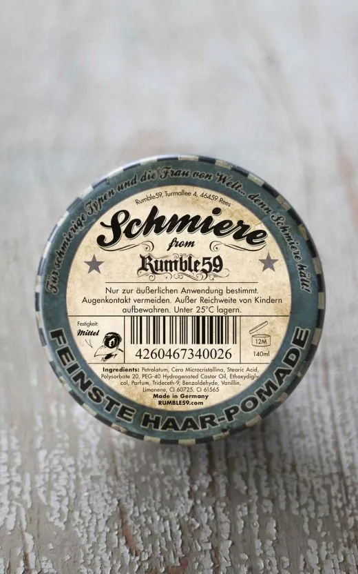 Schmiere Pomade mittel