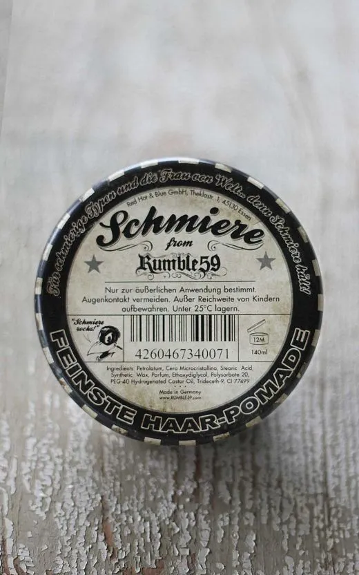 Schmiere Pomade rock-hard Prison