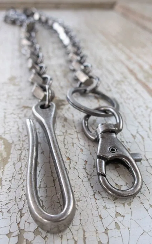 Walletkette Screw nut, 66 cm