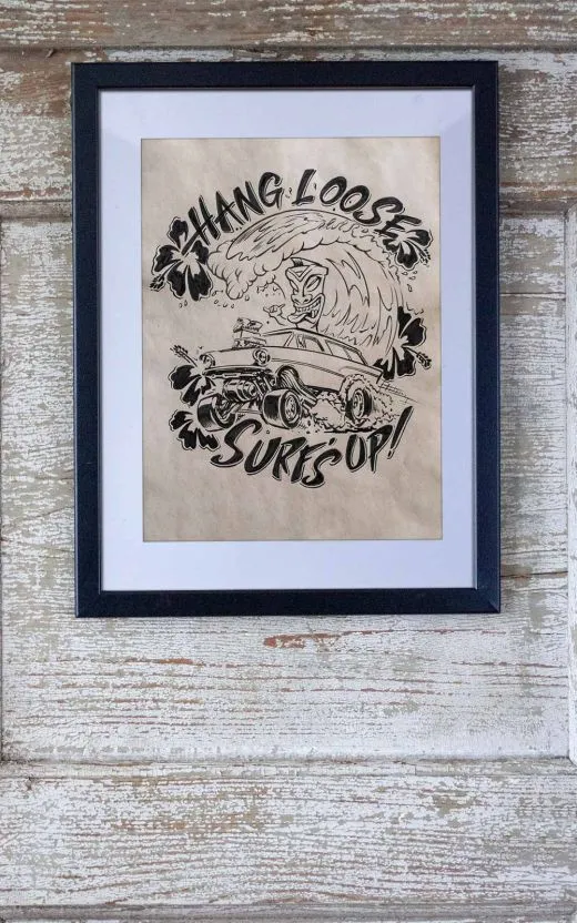 Original artwork Hang loose