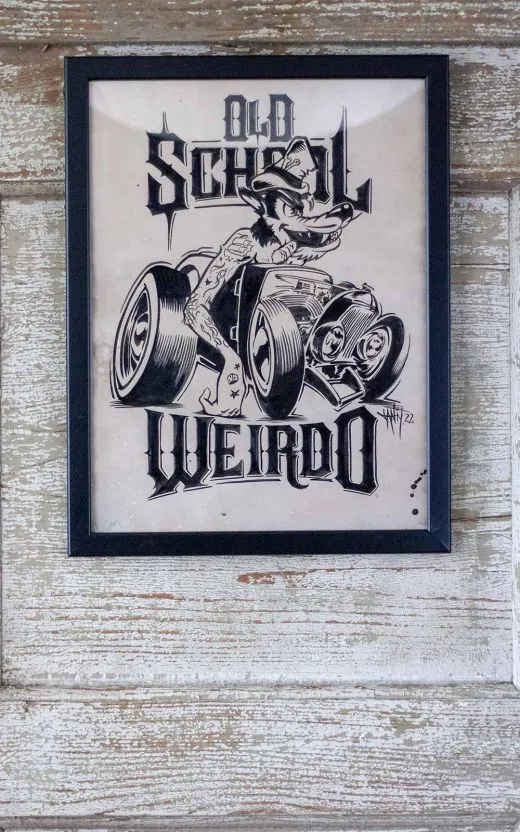 Originalzeichnung Oldschool Weirdo