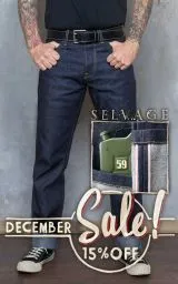 Regular Fit - RAW Selvage Denim Drinkin Gasoline