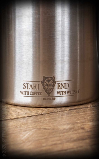 Mug set - Start with coffee, end with whisky