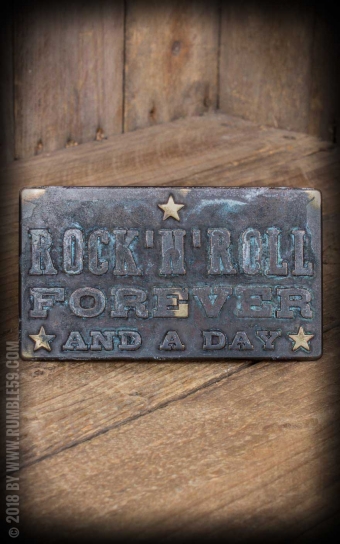 Boucle de ceinture RocknRoll Forever - Vintage Patine