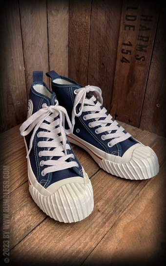 Burnout-Sneaker - marineblau