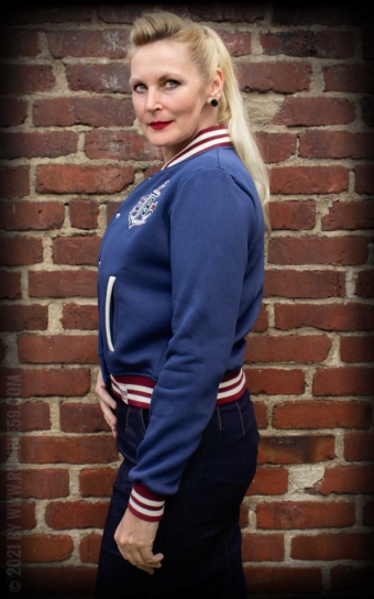 Ladies Sweat College Jacke - Anchors aweigh!