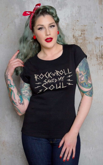 T-Shirt - RocknRoll saved my soul