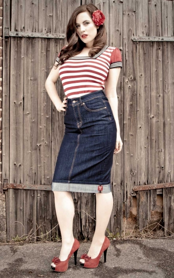 Perfect Jeans Pencil Skirt