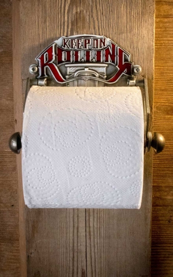 Toilettenpapierhalter - Keep on Rolling