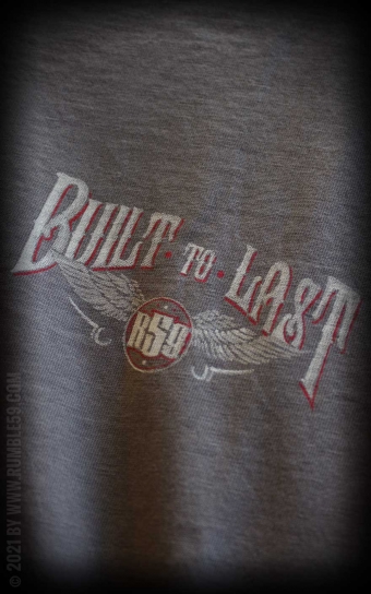 T-Shirt Built to last - Vintage-Wash, taupe