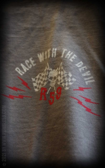 T-Shirt Race with the devil - Vintage-Wash, taupe