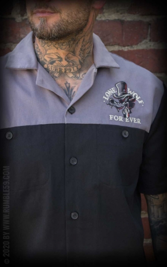 Worker Shirt Lone wolf forever