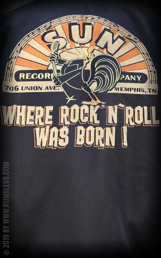 Sun Records Official Steady Rockabilly Rock & Roll Work Shirt New & All Sizes. 