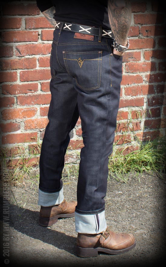 Rumble59 Jeans Male Slim Fit RAW Denim | Rockabilly - 50s Style - Official Rumble59 Shop for Jeans, Jackets & Clothing