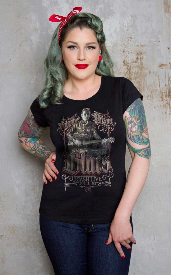 Tag ud Stadion tøj Ladies T-Shirt Folsom Prison Blues | Rumble59 - Official Rumble59 Shop for  Jeans, Jackets & Clothing