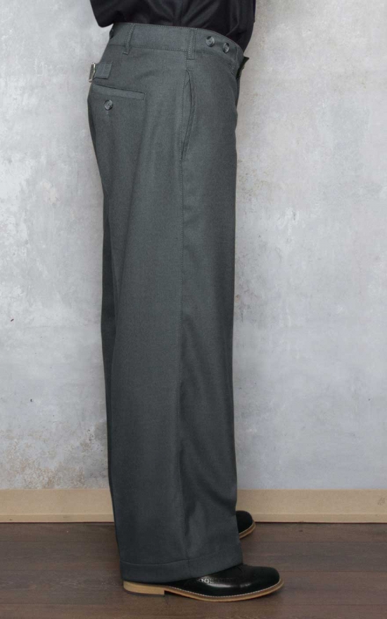 Vintage Loose Fit Pants New Jersey, grey