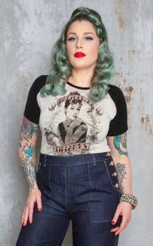 T-shirt raglan Tattoed at Tiffanys