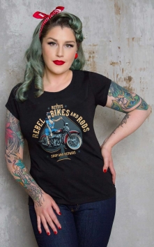 Ladies T-Shirt Bettys Rebel Bikes