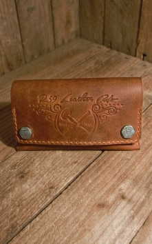 Leather tobacco pouch