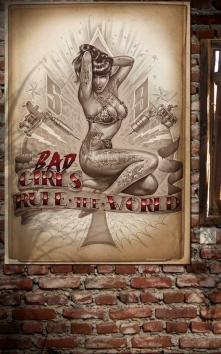 Poster - Bad girls rule the world