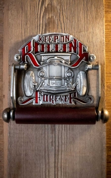 Toilet paper holder - Keep on Rolling