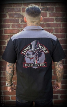 Worker Shirt Lone wolf forever